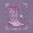Life is Good Kids' Crusher Tee - Giddy Up Flora Boots