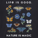 Life is Good Kids' Crusher Tee - Nature Is Magic Butterflies