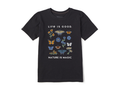 Life is Good Kids' Crusher Tee - Nature Is Magic Butterflies