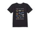 Life is Good Kids' Crusher Tee - Nature Is Magic Butterflies