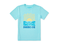 Life is Good Kids' Sun Crusher Tee - Shine On Sunset