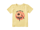 Life is Good Toddler Crusher Tee - You Are My Sunflower