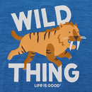Life is Good Toddler Long Sleeve Sun Crusher Tee - Wild Thing Saber Tooth