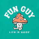 Life is Good Infant Crusher Baby Bodysuit - Fun Guy Mushroom