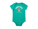 Life is Good Infant Crusher Baby Bodysuit - Fun Guy Mushroom
