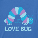 Life is Good Infant Crusher Baby Bodysuit - Love Bug Caterpillar