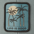Life is Good Trucker Hat - Moonlight Palms