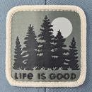 Life is Good Trucker Hat - Moonlight Treescape