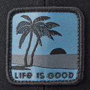 Life is Good Trucker Hat - Sunset Two Palms