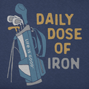 Life is Good Men's Crusher Tee - Daily Dose of Iron Clubs