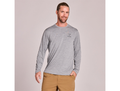 Life is Good Men's Long Sleeve Sun Crusher Tee - Clean Stacked Branding