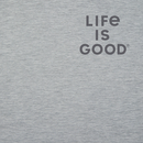 Life is Good Men's Long Sleeve Sun Crusher Tee - Clean Stacked Branding