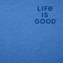Life is Good Men's Long Sleeve Sun Crusher Tee - Clean Stacked Branding