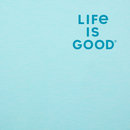 Life is Good Men's Long Sleeve Sun Crusher Tee - Clean Stacked Branding