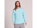Life is Good Men's Long Sleeve Sun Crusher Tee - Clean Stacked Branding