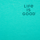 Life is Good Women's Long Sleeve Sun Crusher Tee - Clean Stacked Branding