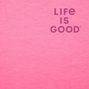 Life is Good Women's Long Sleeve Sun Crusher Tee - Clean Stacked Branding