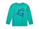 Life is Good Kids' Long Sleeve Sun Crusher Tee - Crafty Shark