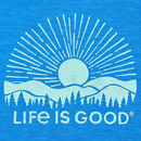 Life is Good Kids' Long Sleeve Sun Crusher Tee - Sunset Over the Hills