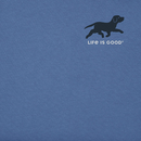Life is Good Men's Crusher Tee - Black Lab Retrievin'
