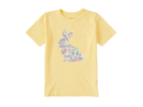 Life is Good Kids' Crusher Tee - Flower Bunny