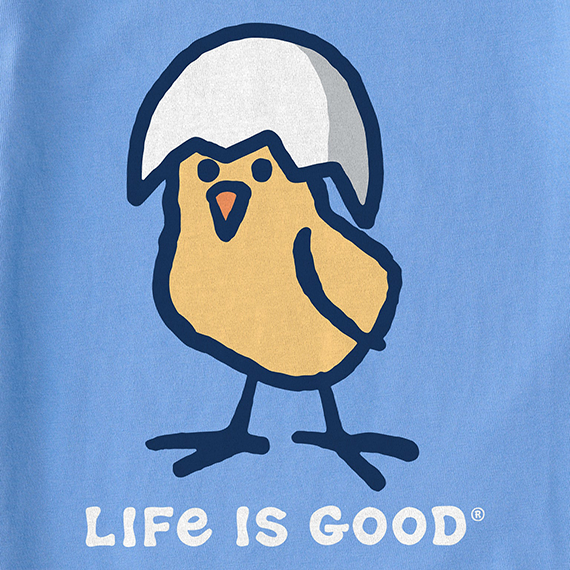 Life is Good Women's Crusher Tee - Eggshell Chick
