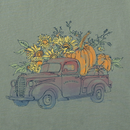 Life is Good Women's Crusher Tee - Pumpkin Truck