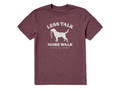 Life is Good Men's Crusher Tee - Less Talk More Walk