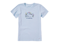 Life is Good Women's Crusher Tee - It's the Little Things Butterfly Dog