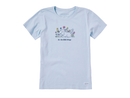 Life is Good Women's Crusher Tee - It's the Little Things Butterfly Dog