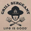Life is Good Men's Crusher Tee - Grill Sergeant Grillin