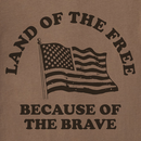 Life is Good Men's Crusher Tee - Land of the Free Brave Flag