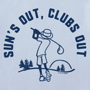 Life is Good Men's Crusher Tee - Sun's Out Clubs Out Jake