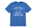 Life is Good Men's Crusher Tee - Fish More Jake