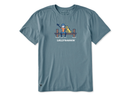 Life is Good Men's Crusher Tee - Lollygaggin' Jake & Rocket Dock