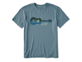 Life is Good Men's Crusher Tee - Guitarscape Play More Reflections