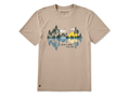 Life is Good Men's Crusher Tee - Here Comes the Sun Reflections