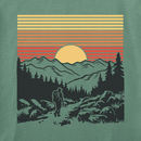 Life is Good Men's Crusher Tee - Hiker Sunset
