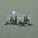 Life is Good Men's Crusher Lite Tee - Bear in the Outdoors