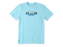 Life is Good Men's Crusher Lite Tee - Pickleball Vista