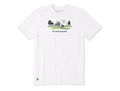 Life is Good Men's Crusher Lite Tee - Tis the Season Golf Cart Vista