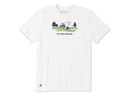 Life is Good Men's Crusher Lite Tee - Tis the Season Golf Cart Vista