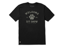 Life is Good Men's Crusher Lite Tee - Sit Show Paw