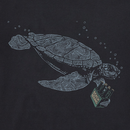 Life is Good Men's Crusher Lite Tee - Beach Bound Turtle