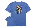 Life is Good Men's Crusher Lite Tee - Take It Outside Rocket