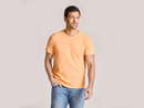 Life is Good Men's Slim Fit Slub Tee - Striped Palm Shadow