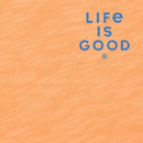Life is Good Men's Slim Fit Slub Tee - Striped Palm Shadow