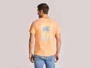 Life is Good Men's Slim Fit Slub Tee - Striped Palm Shadow
