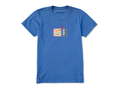 Life is Good Women's Crusher Tee - Sardine Tin