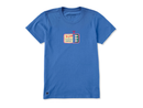 Life is Good Women's Crusher Tee - Sardine Tin